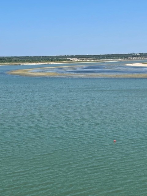 Looking out from our intake