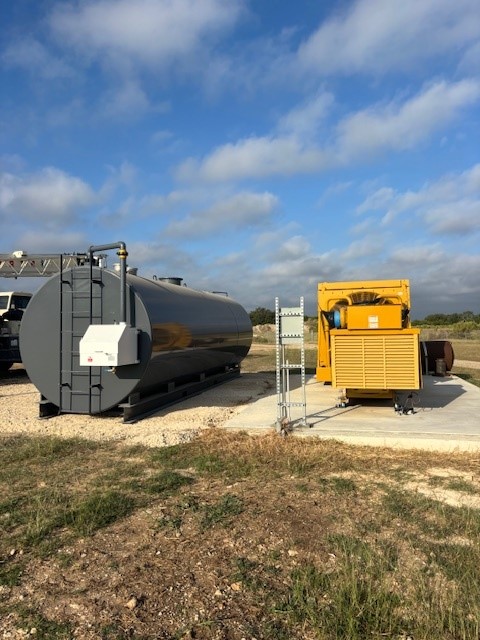 Fuel Tank Installed at Plant